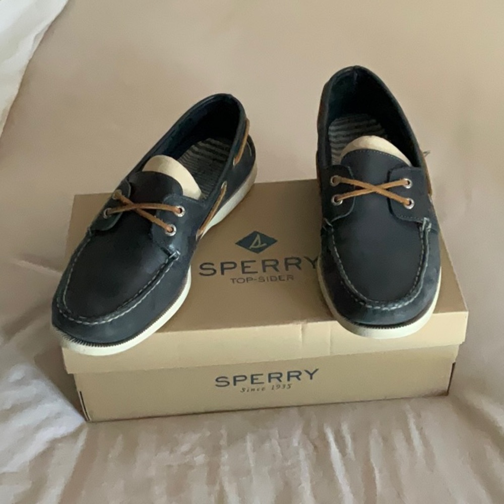 Sperry Navy Boat Shoes Classic Comfort